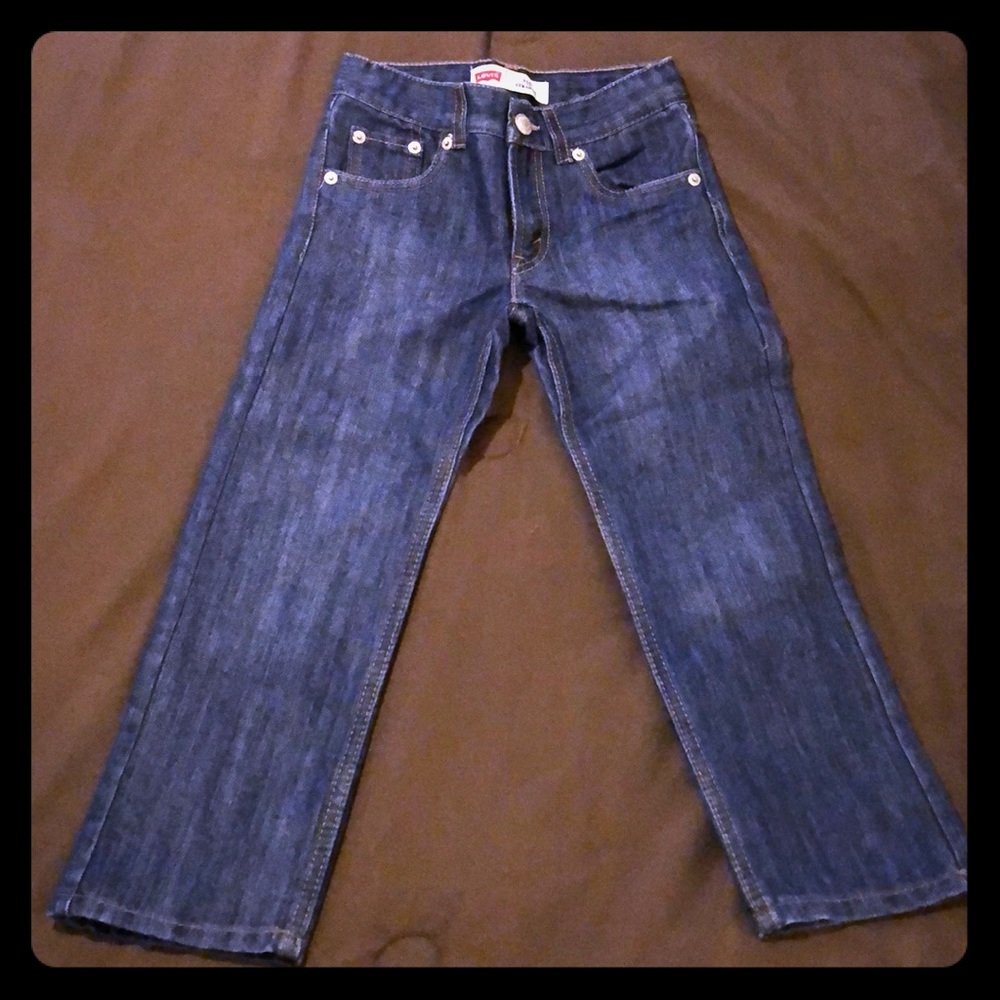 Boys Levi Straight Cut Jeans